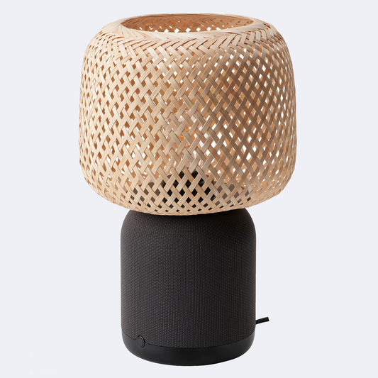 IKEA SYMFONISK högtalarlampa med WiFi, Bambu lampskärm (Gen 2)